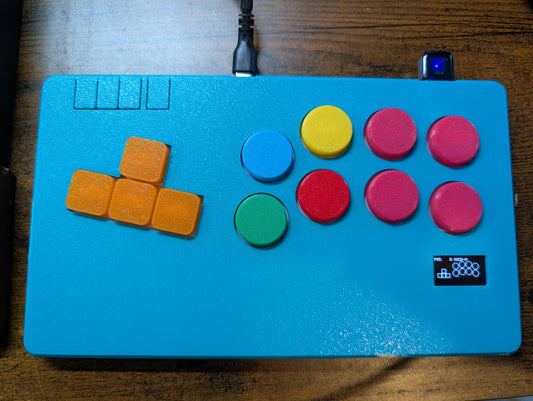 Leverless Controller - USB Passthrough OLED Edition