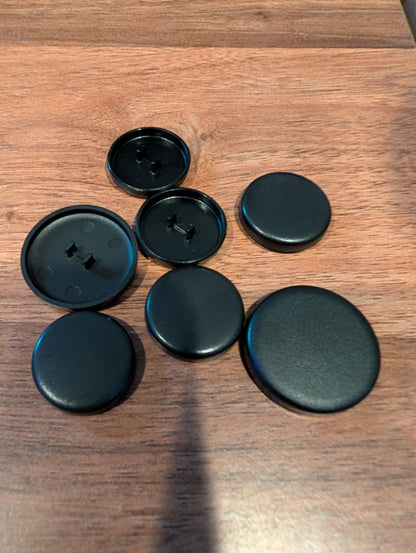 Leverless Convex Choc v1 Keycap Button Set - Black