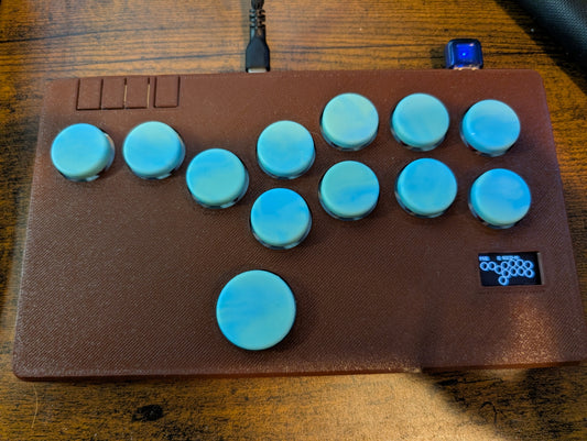 Leverless Controller - USB Passthrough OLED Edition