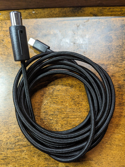 Gamecube Cable - USB C to GCC - 6 feet - Black